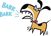Stop Your Dog From Barking - cartoon dog barking
