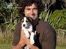 Online Dog Trainer Doggy Dan and his puppy Moses